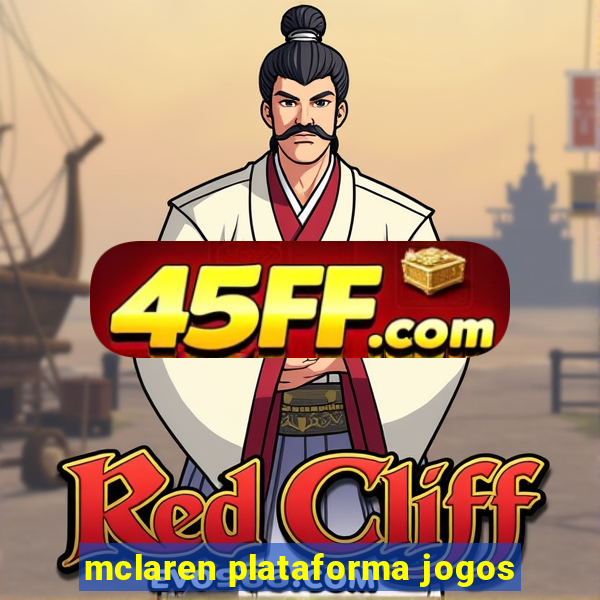 mclaren plataforma jogos